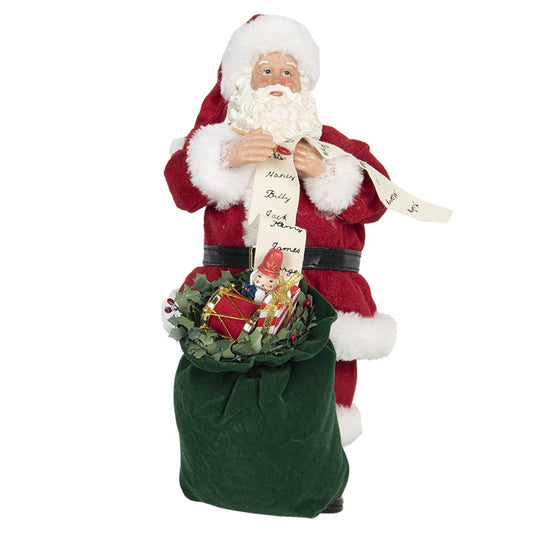 Babbo Natale decorativo con sacco doni